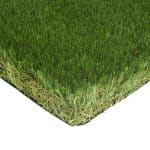 Onto 40mm Artificial Grass – Detailed Close-Up of Soft, Bi-Colour Green & Yellow Fibers