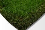 Orf 45mm Artificial Grass – Detailed Close-Up of Soft, Multi-Tone Green & Yellow Fibers