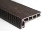 Chocolate Composite Step Edge 3.6m – Textured, slip-resistant finish for stairs & deck edges.