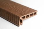 Teak Composite Step Edge 3.6m – Textured, slip-resistant finish for deck stairs & borders.